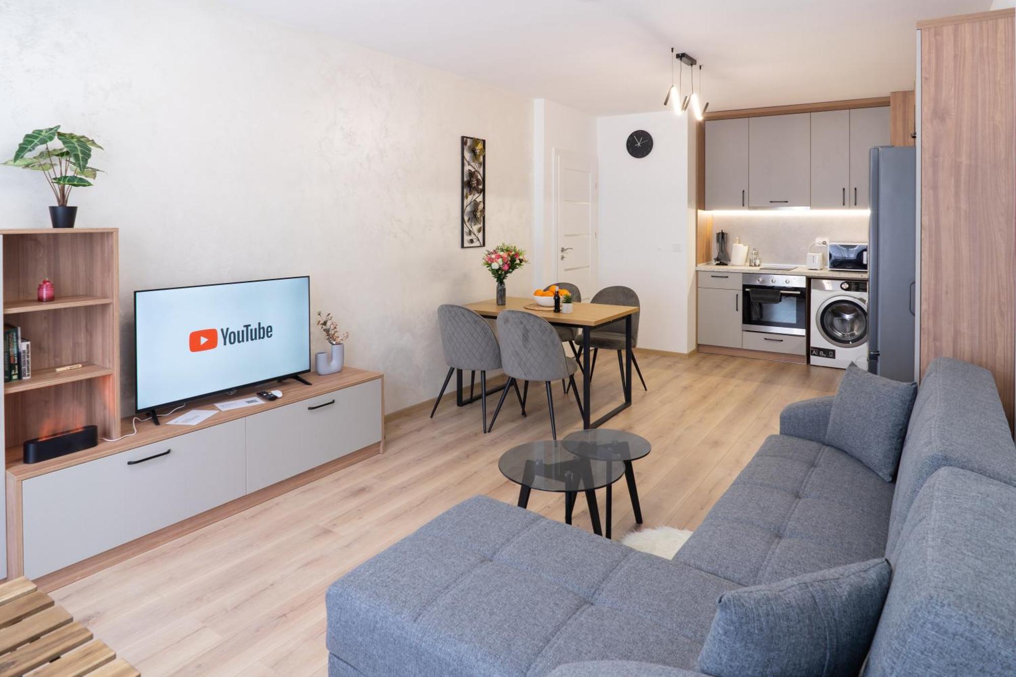 New Modern & Cozy Apartment With Free Parking Варна Экстерьер фото